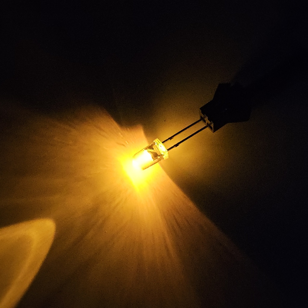 CZ-5014SUYC-12V, ЖОВТИЙ, 5mm, water clear