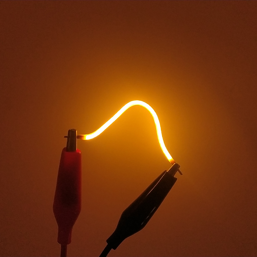 CZ-FILL-80WW-3V-F, світлодіодна нитка "філамент", гнучка 2700k