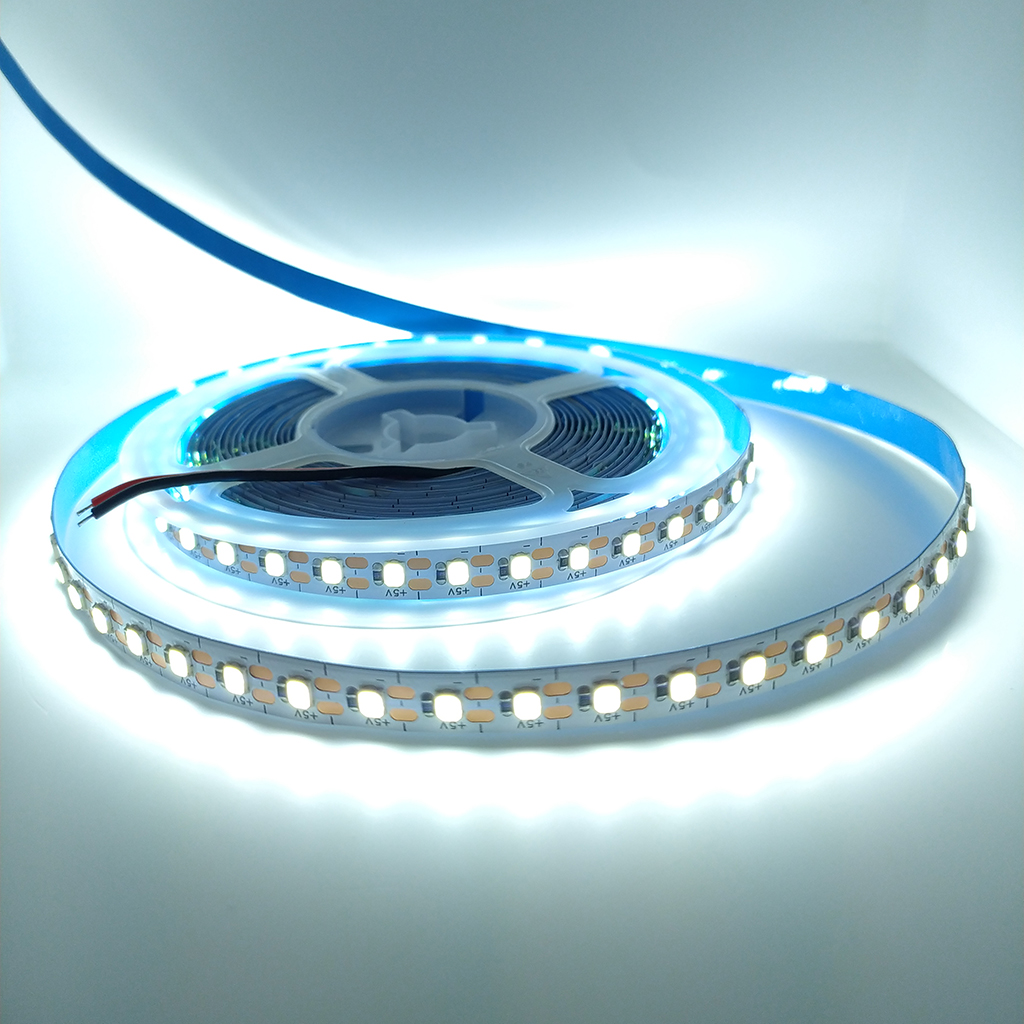 CZ-STR-2835-5V-120-8mm, біла холодна, відкрита 5V