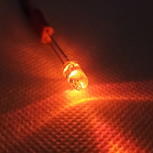 CZ-5014SUOC, ОРАНЖЕВИЙ, 5mm, water clear