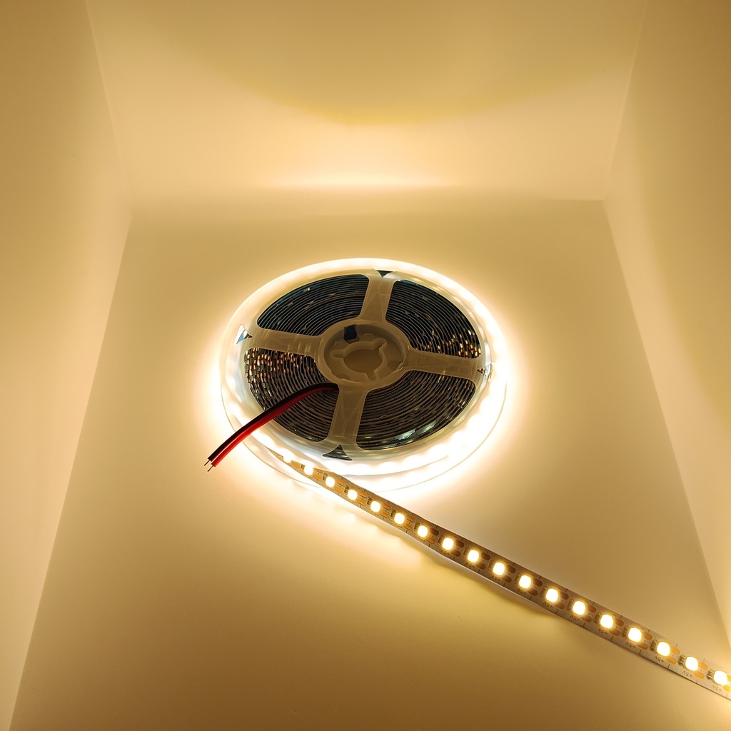 Світлодіодна стрічка Czine Light SMD 2835 120 LEDs/m 10W 1m 5V IP20 Біла Тепла, CZ-STR-2835-5V-120-WW