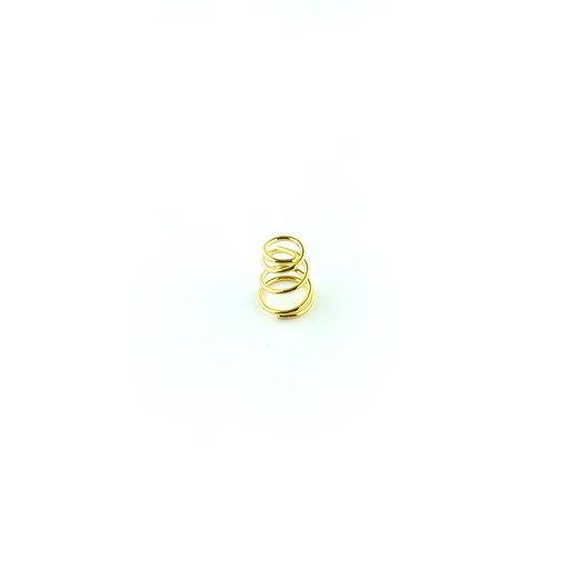 Spring-9mm; пружина фосфор-бронзова позолочена 9мм