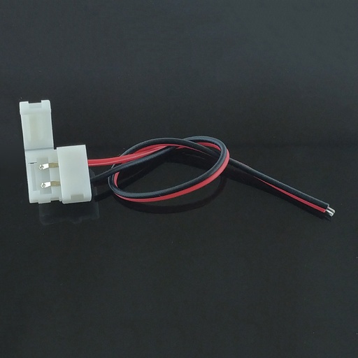 Коннектор світлодіодної стрічки 10 mm, 2 pin з проводами