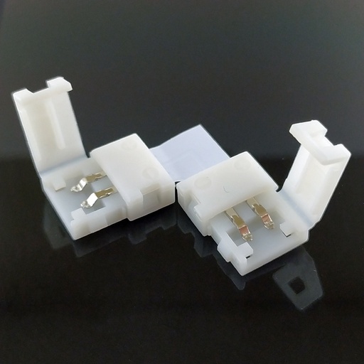 Коннектор світлодіодної стрічки 8mm кутовий