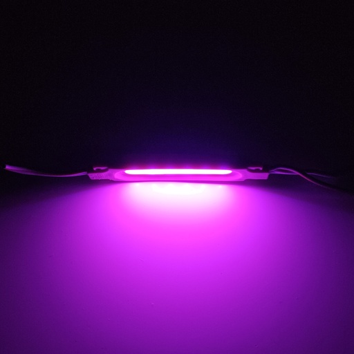 Модуль рекламний 12v COB 6816 прямокутний Рожевий