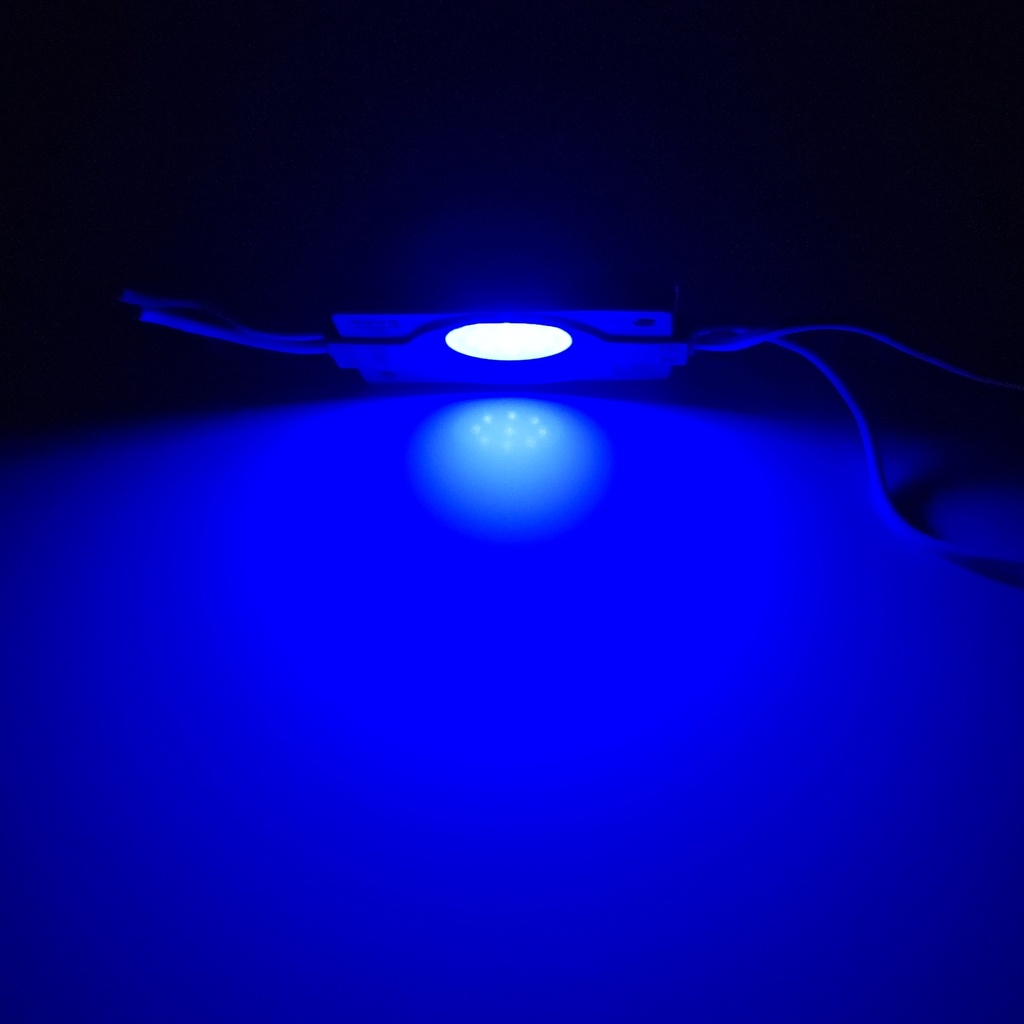 Модуль рекламний 12v COB круглий 2.4W Синій