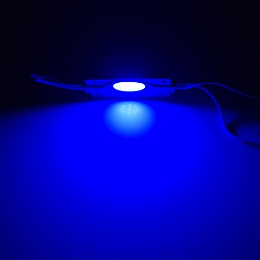 Модуль рекламний 12v COB круглий 2.4W Синій