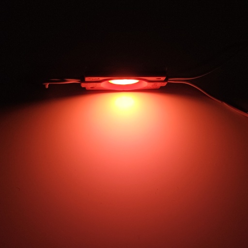 Модуль рекламний 12v COB круглий 2.4W Червоний